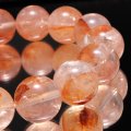 ブレス　マニカラン水晶＜ヒマラヤ産＞　TOPランク　丸　約15mm　品番：19241