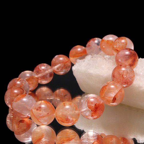 画像6: ブレス　マニカラン水晶＜ヒマラヤ産＞　TOPランク　丸　約15mm　品番：19241