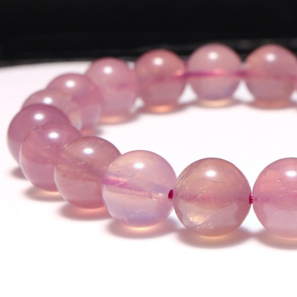 画像3: ブレス　スターディープローズクォーツ＜マダガスカル産＞　丸　約8.5mm　品番：19333