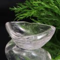 【一点物】置物　水晶　お皿　ブラジル産　お椀　小鉢　クォーツ　品番：19346