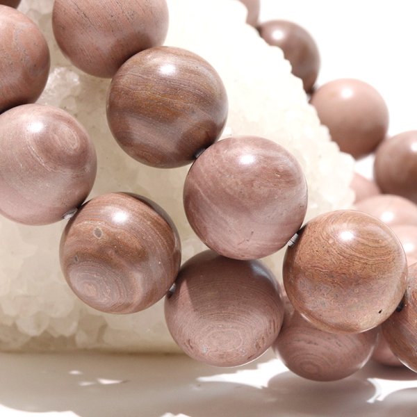 画像5: 【日本銘石】ブレス　新潟山桜石（新潟チャート）＜新潟県＞　丸　約10mm　活力　精神力　洞察力　パワーストーン　天然石　品番：18087