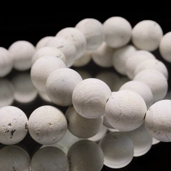 画像4: 【日本銘石】ブレス　泉山陶石＜佐賀県産＞　丸　約10mm　品番：19364