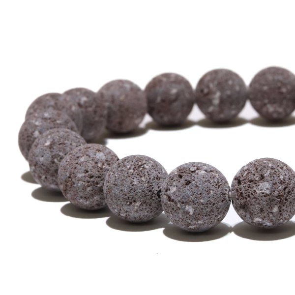 画像3: 【日本銘石】ブレス　赤ボサ石　＜神奈川県＞　約10mm　商売繁盛　農業　漁業　品番：12670