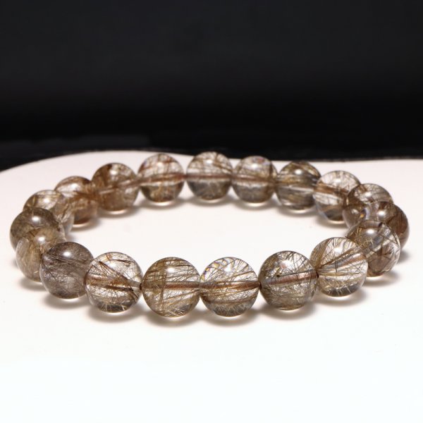 画像6: ブレス　高品質シルバールチル＜ブラジル産＞　丸　約8.5mm　品番：19392