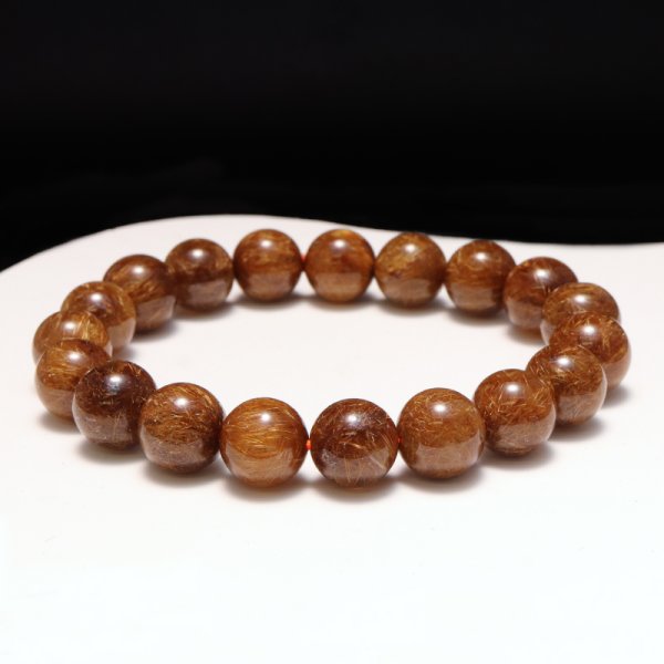 画像6: ブレス　コッパールチルクォーツ＜ブラジル産＞　丸　約8.5mm　品番：19389
