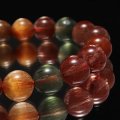 ブレス　福禄寿ルチル＜ブラジル産＞　丸　約9.5mm　品番：19405