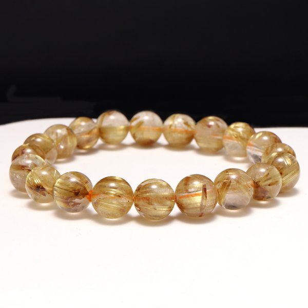画像6: ブレス　ルチルクォーツ＜ブラジル産＞　丸　約11mm　品番：19393