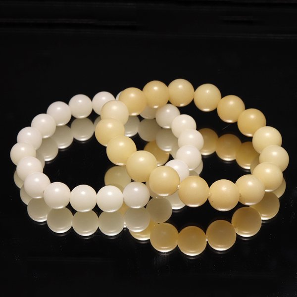 画像6: 【パワーズウッド】ブレス　菩提根＜インド、ミャンマー、中国産＞　約8mm　聖なる浄化　英知　天然木　品番： 18447