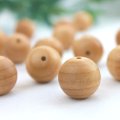 【天然木】チベットヒノキ　バラ大玉　約18mm　　品番： 8259