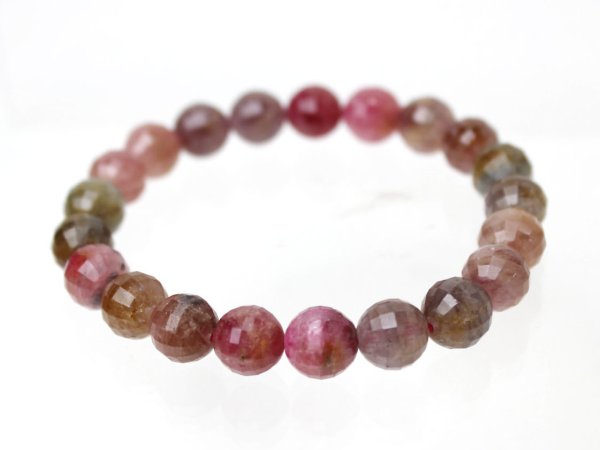 画像4: ブレス　マルチカラースピネル　カット　9mm　　品番： 10311【Premium Lineup】