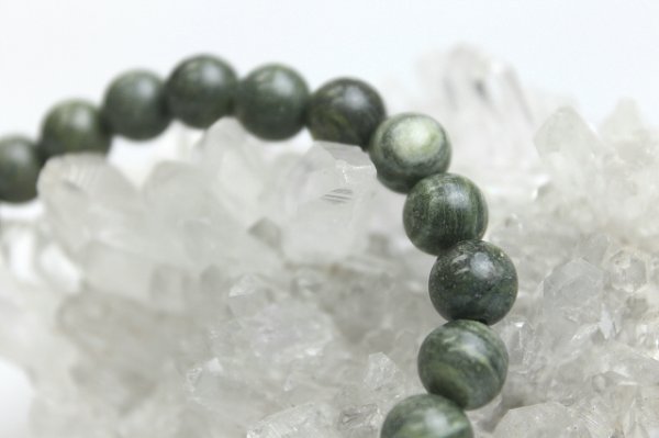 画像5: 【日本銘石】ブレス　ソロモナイト　〈徳島県〉　8mm　品番：　8362