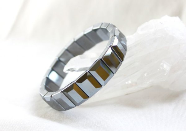 画像3: 【まとめ買い・セール割引可能！】テラヘルツ　手彫バゲットカット　ブレスレット　　品番： 10003