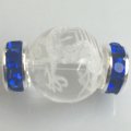 ロンデル（SVネイビー/平型）　 8mm　100個　　品番： 7350