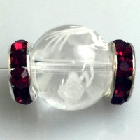 ロンデル（SVルビー/平型）　 10mm　100個　　品番： 7356