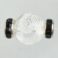 ロンデル（SVブラック/平型）　 6mm　100個　　　　品番： 8081