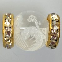 ロンデル（GLホワイト/平型）　12mm　100個　　品番： 8973