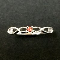 指輪　SV　Birtday ring　ガーネット　9号　　品番： 9421