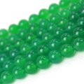 連　グリーンアゲート（草緑）　 丸　 4mm　品番： 4016