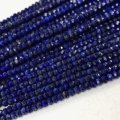 連　ラピスラズリ　ソロバンカット　3×2mm　　※ポイント対象外　品番： 6080