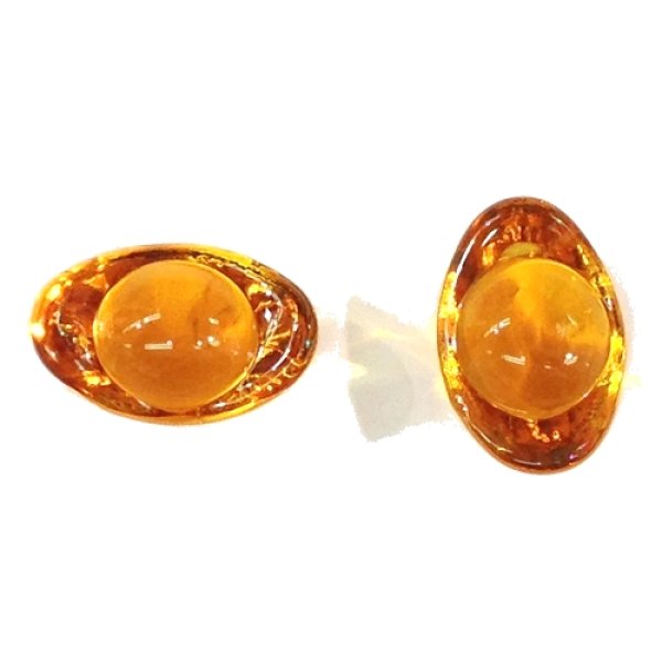 画像3: 置物 元宝 合成シトリン 小(幅26*高さ14mm) 品番:9400 (3)