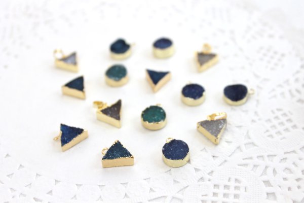 画像2: ドゥルージー まるパーツ(グリーン) 1.0cm×1.0cm  品番: 7853 (2)
