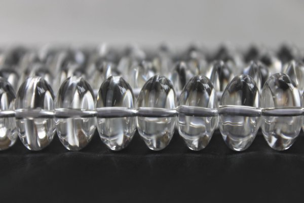 画像2: 連 クリスタル(水晶)ソロバン 18×10mm  品番: 9833 (2)