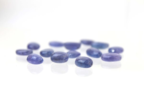 画像2: 【一粒売り】バラ石　タンザナイト　オーバル　約1cm　　※ポイント対象外　品番： 6006 (2)