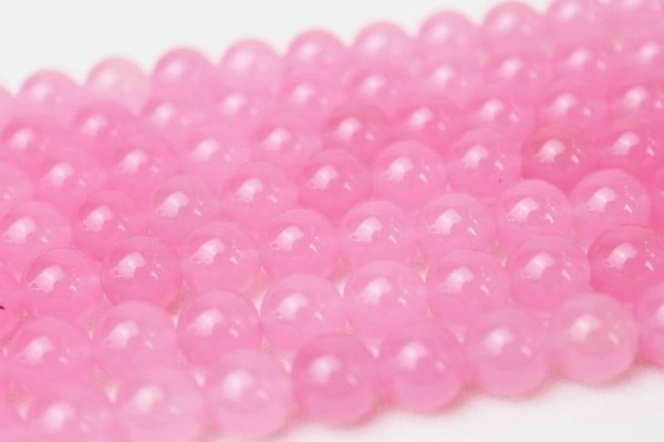 画像3: 連 染クォーツァイト ピンク 丸 12mm    品番: 9213 (3)