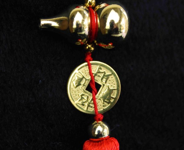 画像3: 風水　銅製 ひょうたん　招賽福進　壁掛け　品番： 10188 (3)