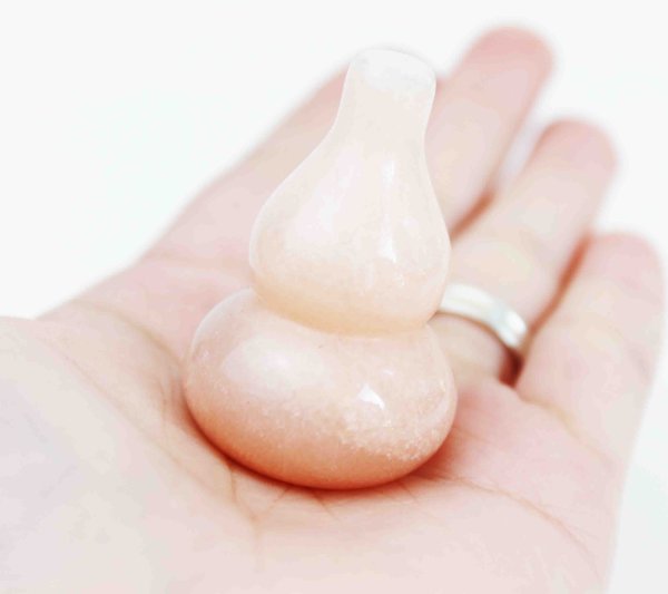 画像2: 置物 ひょうたん ピーチアベンチュリン  品番:7573 (2)