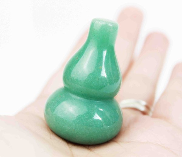 画像2: 置物 ひょうたん アベンチュリン  品番:7569 (2)