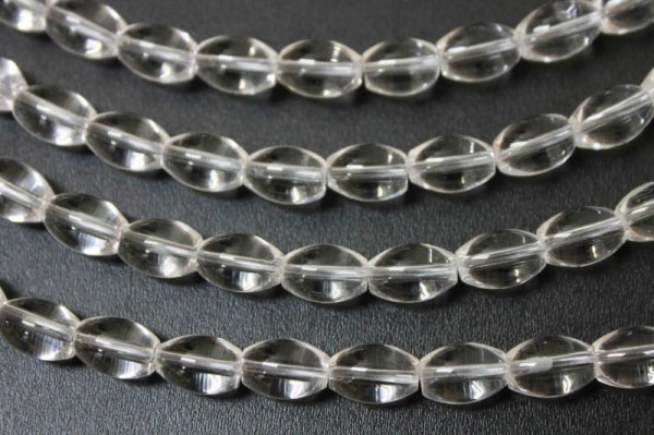 画像3: 連 クリスタル(水晶) ライス 10*7mm    品番: 5863 (3)