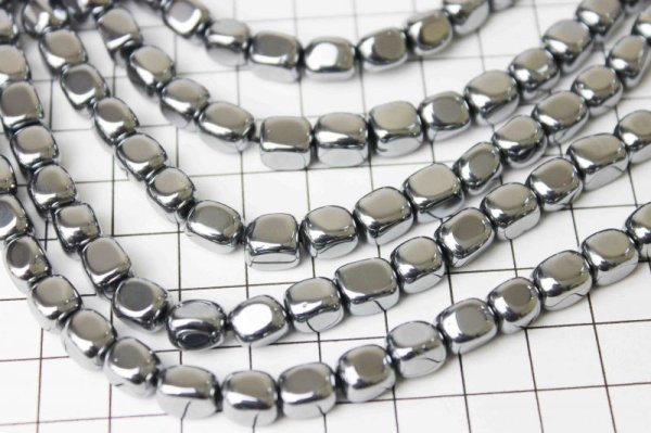 画像3: 【まとめ買い・セール割引可能！】連　テラヘルツ　ころころ四角ミニタンブル　約6mmから8mm　　品番： 10370 (3)