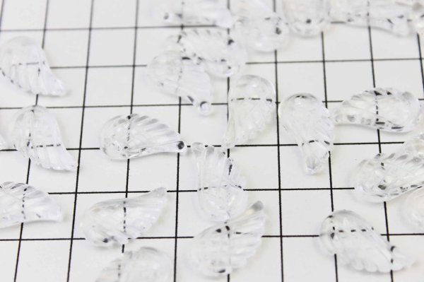 画像2: 【一粒売り】バラ石 天使の羽 翼 フェザー 水晶  品番: 10714 (2)