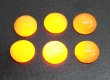 画像3: 【日本銘石】ルース　北海道産蛍光オレンジオパール　カボション　約1cm　品番：　10865 (3)