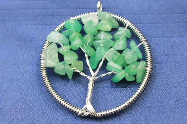 画像3: ペンダントトップ 世界樹 ワールドツリー さざれ アベンチュリン   品番: 10925 (3)