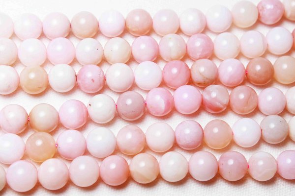 画像3: 連 オーストラリア産 ピンクオパール AAランク 丸 10mm  品番: 11180 (3)