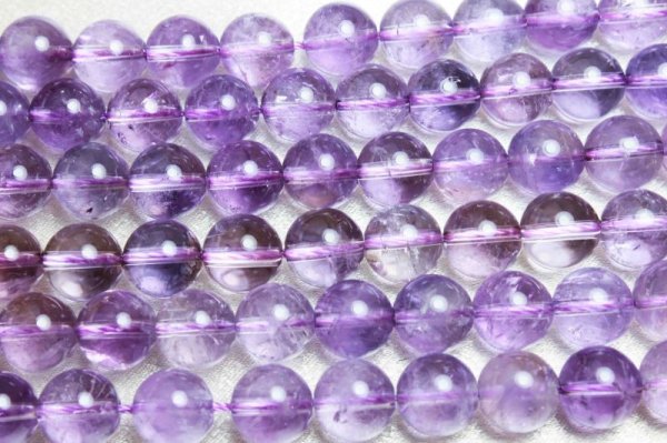 画像3: 【限定販売】連 ブラジル産 ピンクアメジスト  丸 12mm     品番: 11848 (3)