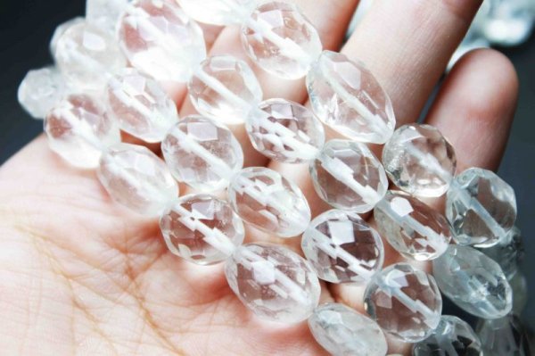 画像3: 連  変形 水晶 クリスタル ラフカット 不定形 約10mmから15mm  品番: 11901 (3)