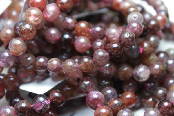 画像5: 【激安】ブレス　カラースピネル　7mm　　品番： 6139 (5)