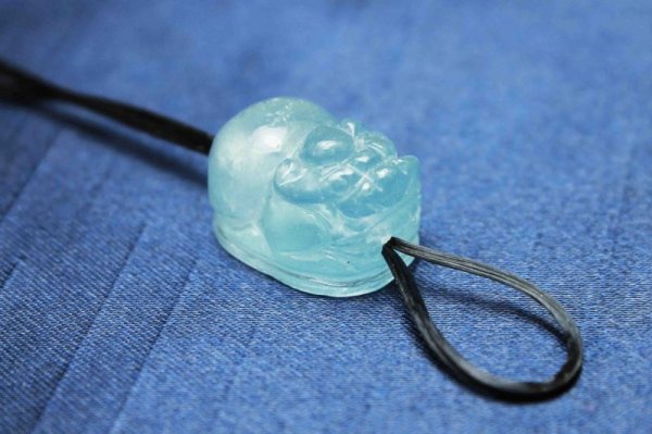 画像5: 天然石パーツ ヒキュウ アクアマリン 約14〜18mm  品番: 11569 (5)