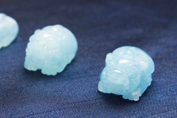 画像3: ヒキュウ アクアマリン 約21〜24mm 品番: 10792 (3)