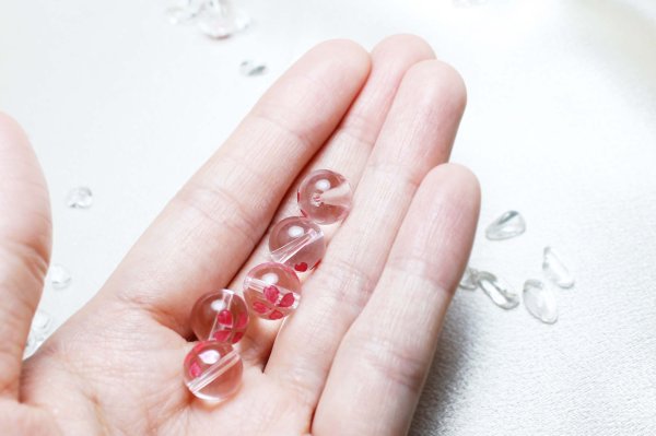画像4: サクラ 水晶(ピンク) 10mm 桜 さくら 品番: 9312 (4)