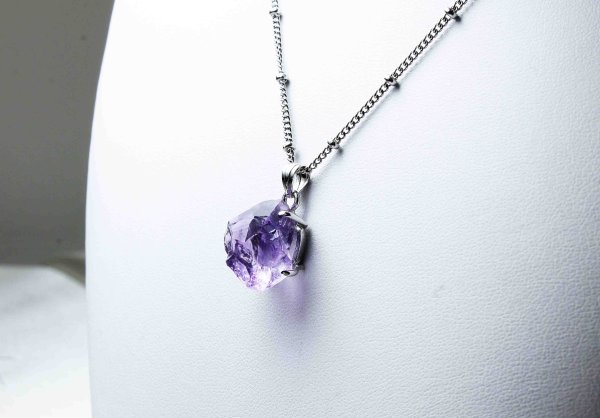 画像6: ペンダントトップ アメジスト ラフロック Silver925 品番: 10827 (6)