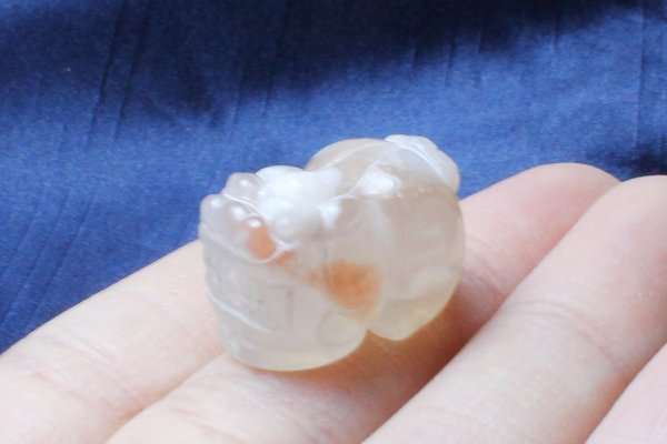 画像6: 天然石パーツ ヒキュウ チェリーブロッサムアゲート 約19〜22mm  品番: 6183 (6)