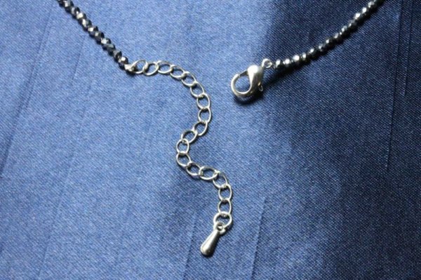 画像3: テラヘルツ リングネックレス テラヘルツチェーン付き ユニセックスデザイン  品番: 8260 (3)