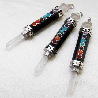 ペンデュラム　ペンダント トップ　ブルー　マーブル　人工水晶　ダウジング　振り子 楽天市場】ペンデュラム ペンダントトップ 収納ポーチ付き