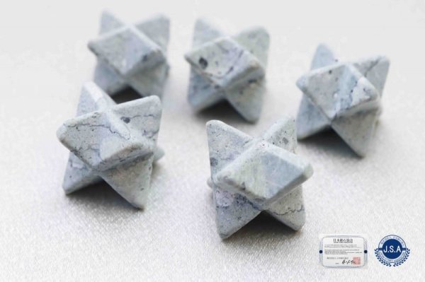 画像2: 【日本銘石】マカバスター 置物 タツナイト ブルー 〈兵庫県〉 小 約14mm 品番:12187 (2)