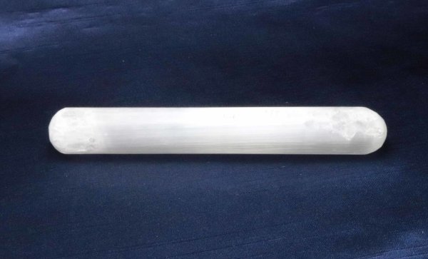 画像2: セレナイト マッサージ棒 ペン型 約16cm 浄化 癒し 冷静 品番:12270 (2)
