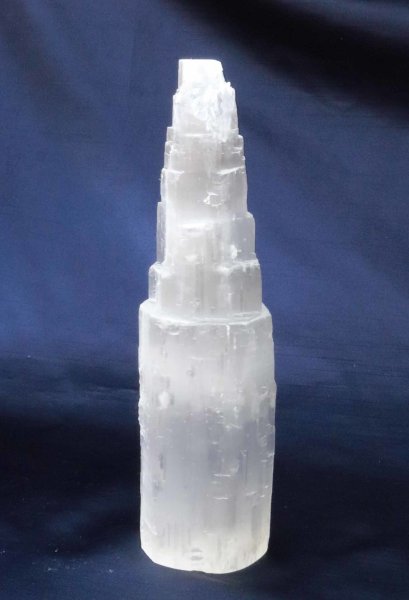 画像2: 置物 セレナイト タワー 約20cm 浄化 癒し 冷静 品番: 12268 (2)